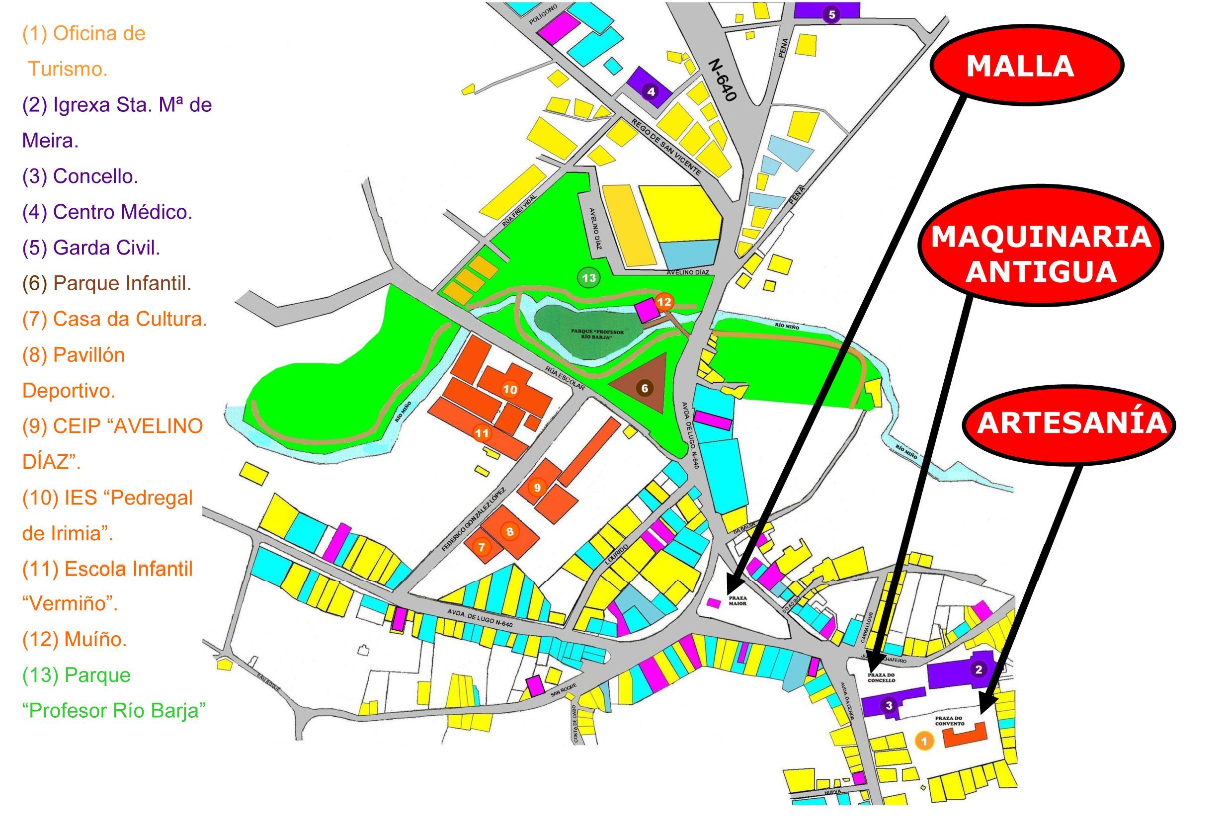 mapa malla