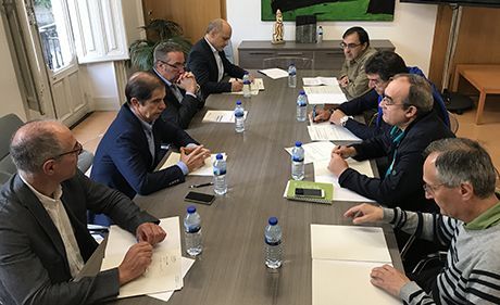 O presidente da CHMS reúnese con representantes das organizacións ecoloxistas galegas.