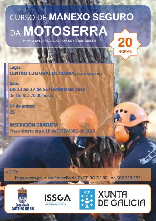 CARTEL MANEXO MOTOSERRA 9 2019