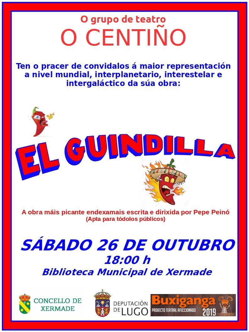 CARTEL GUINDILLA Xermade