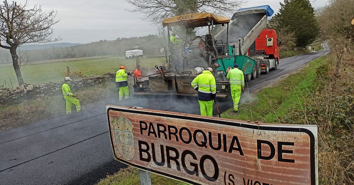 burgo estrada lugo palas de rei obras