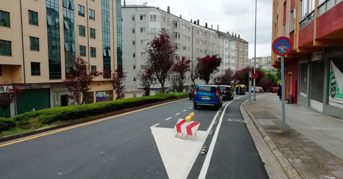 carril bici ronda do carme LUGO2