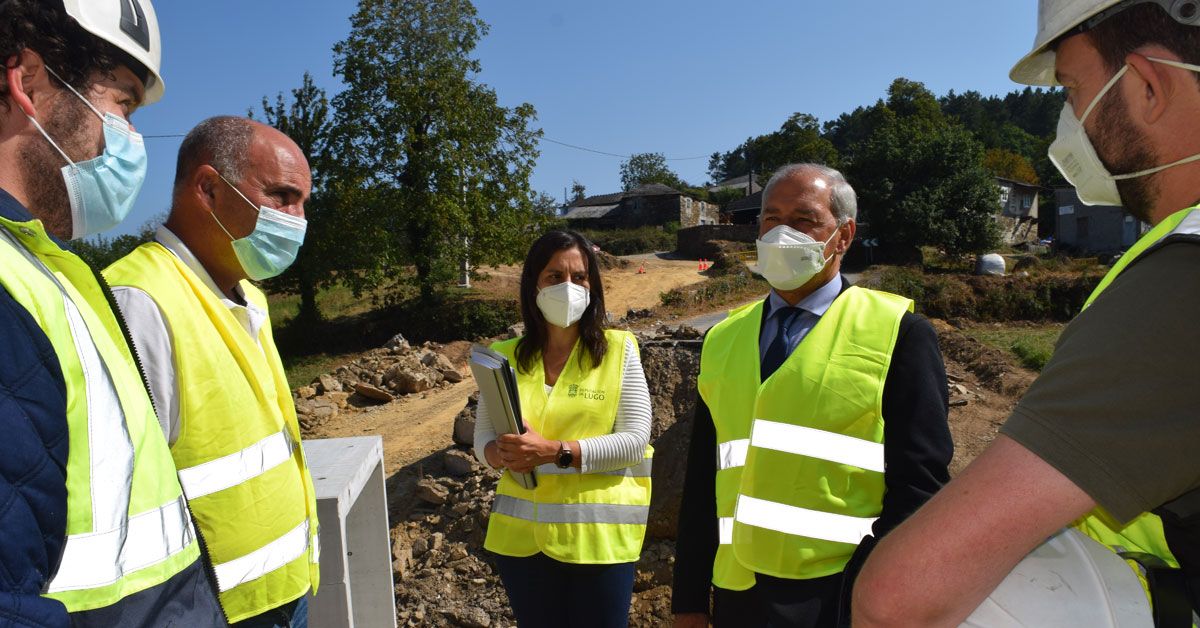 Obras Castroverde o corgo estrada