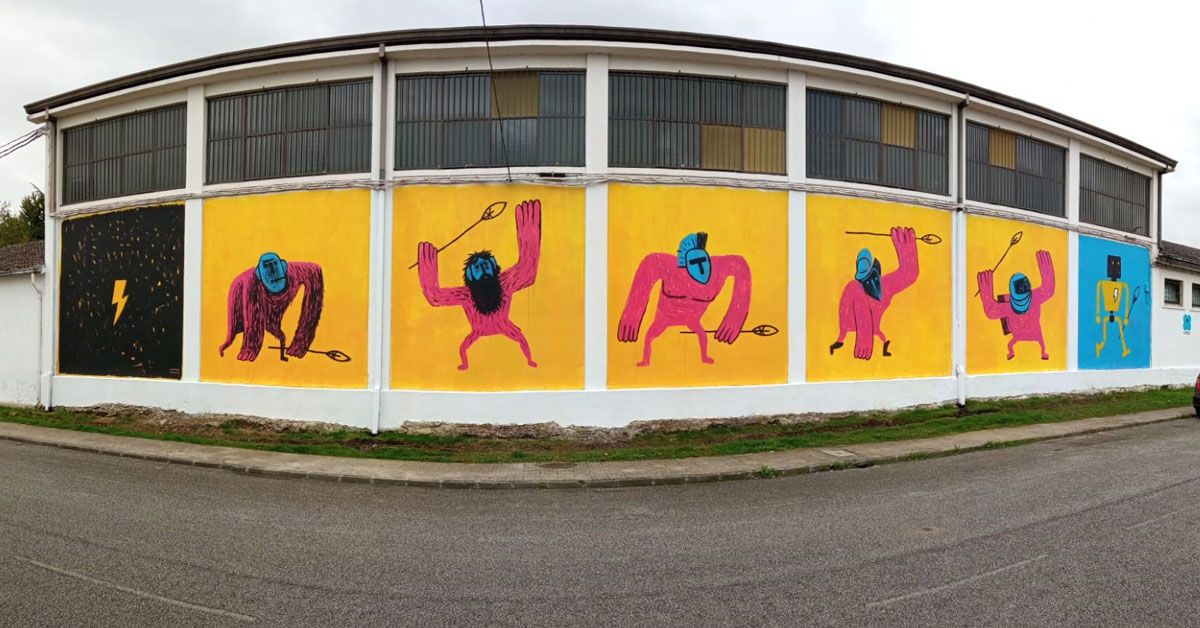 leandro barea mural exterior fingoi lugo