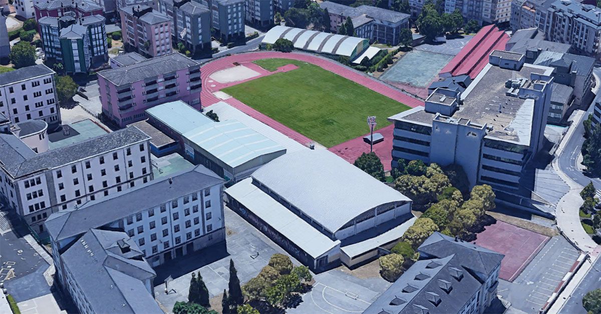 pista atletismo pavillon cidade cultural institutos lugo