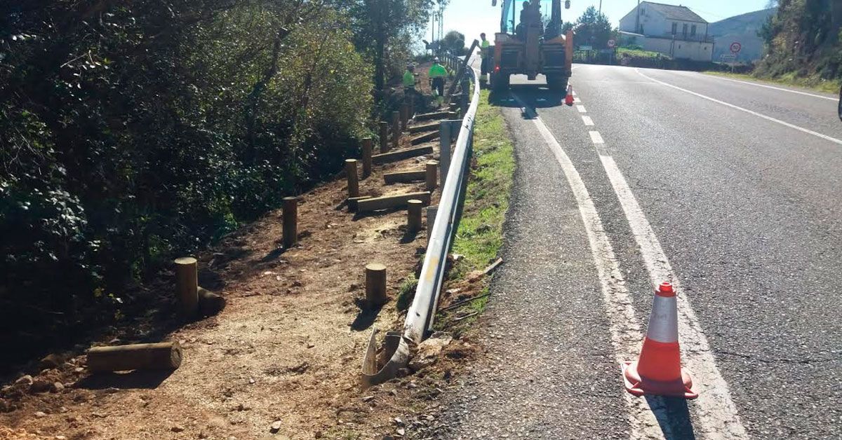 reforza seguridade viaria estrada lu 530 en baleira