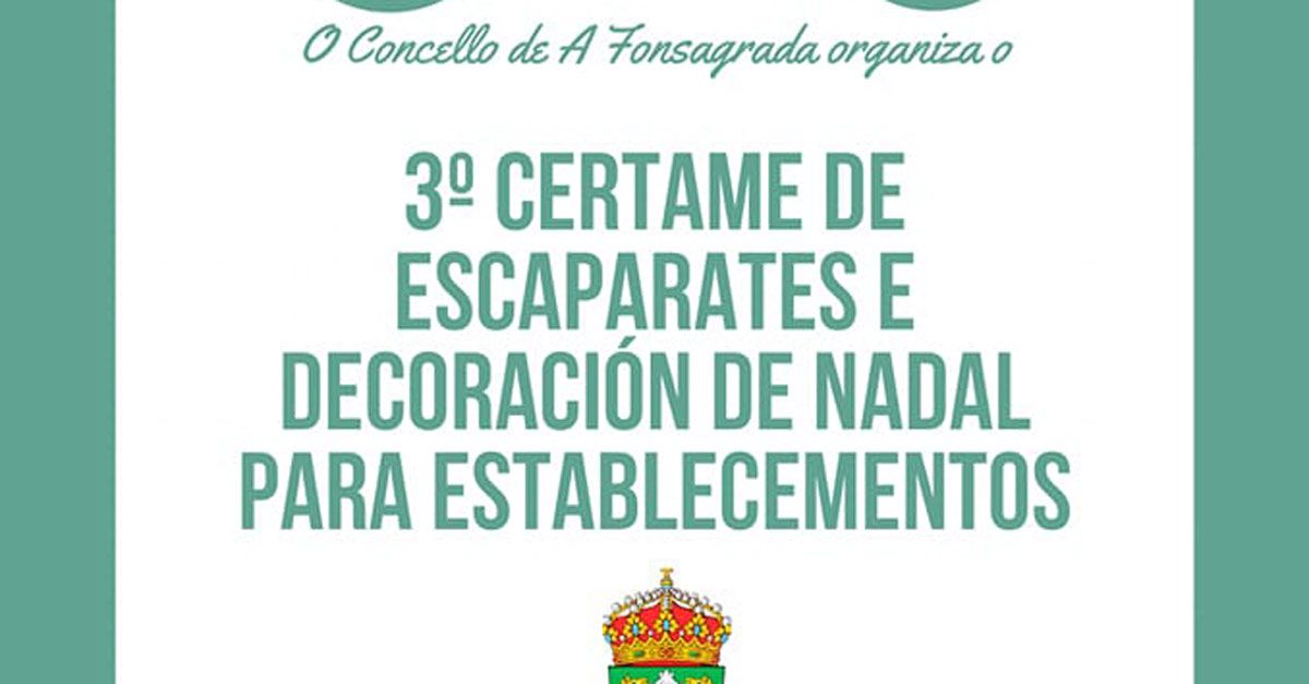 certame escaparates fonsagrada