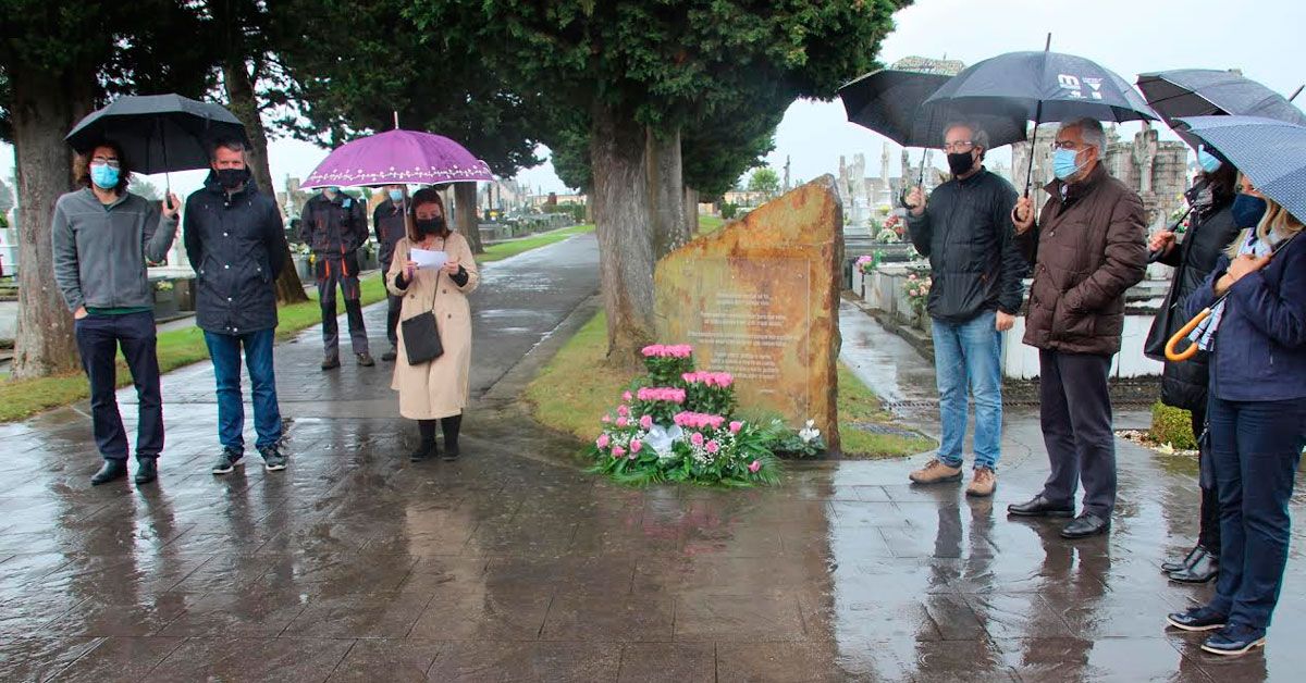 ofrenda floral Lugo cemiterio