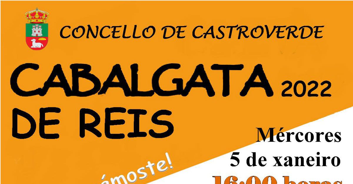 cabalgata reis castroverde