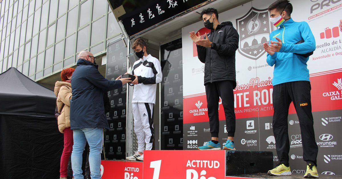 Efrén Castro Adrián Ben segundo categoría absoluta cross ponte romana