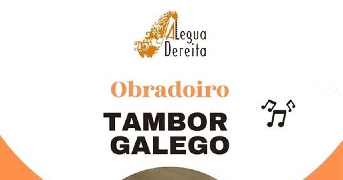 obradoiro tambor galego corgo