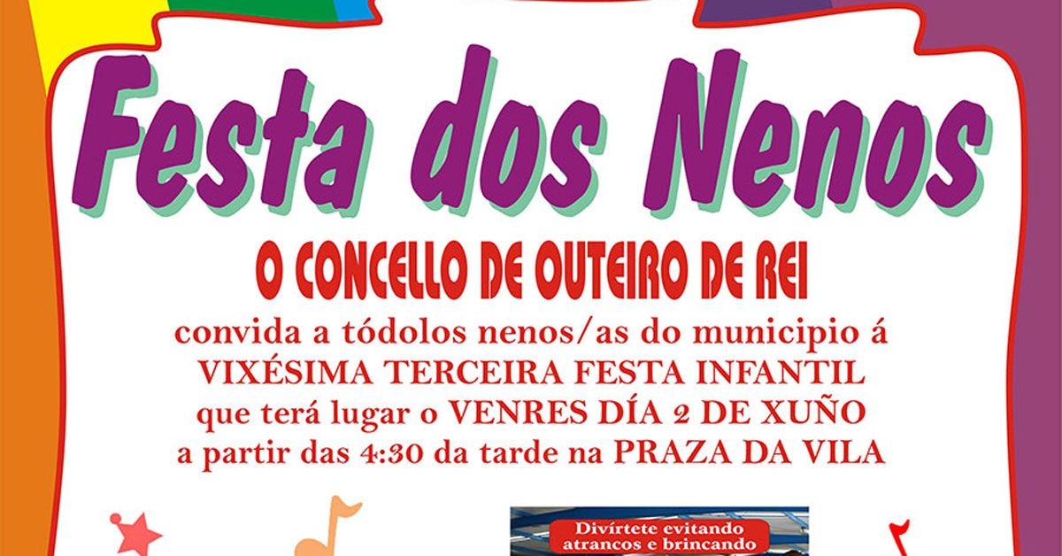 festa dos nenos outeiro de rei portada