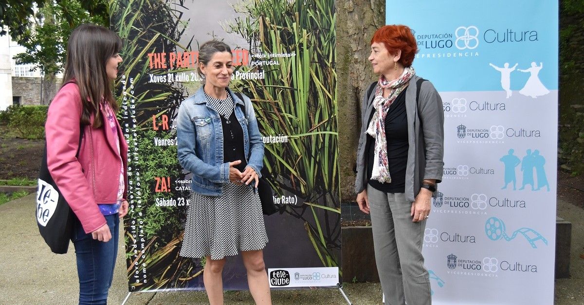 Maite Ferreiro xunto a Trini López e Chus Rodríguez, de Tele Clube_3