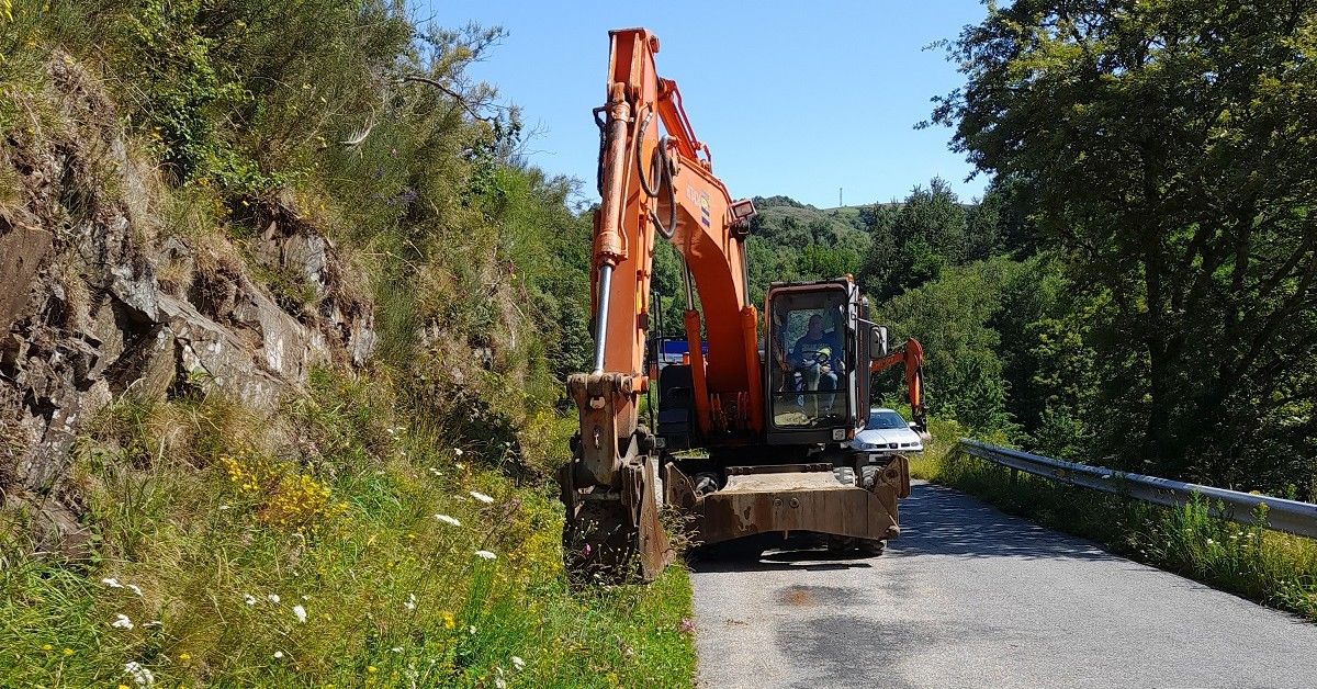 Obras mellora Pedrafita  courel