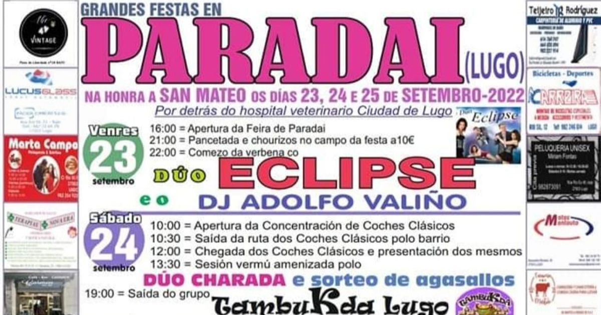 Festas Paradai portada