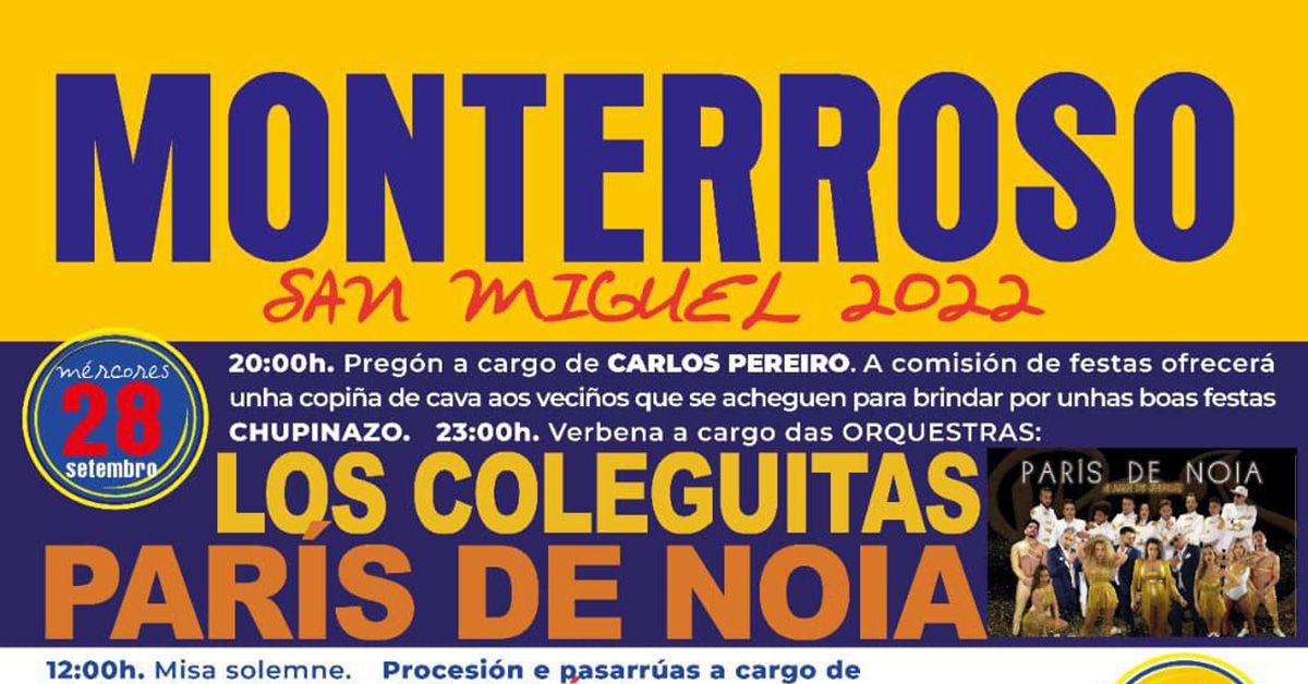 Monterroso festas portada