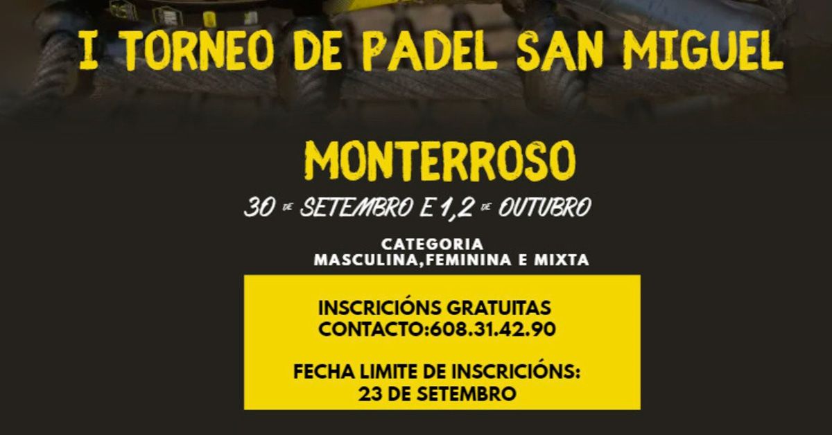 Padel monterroso portada