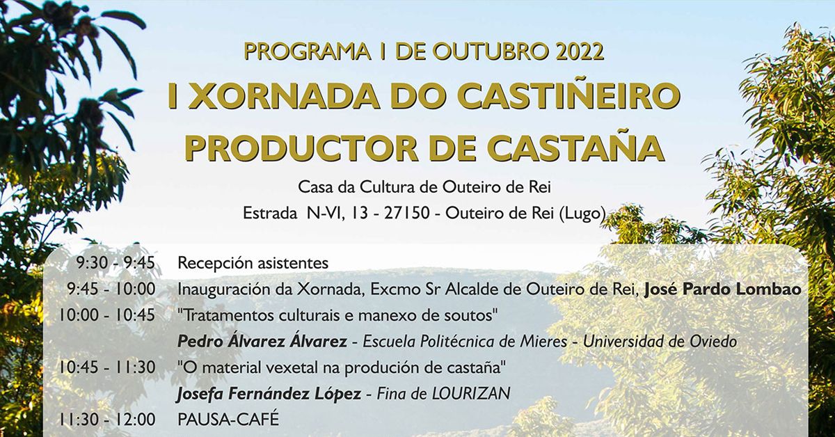 xornada do castineiro produtor de castana outeiro de rei portada