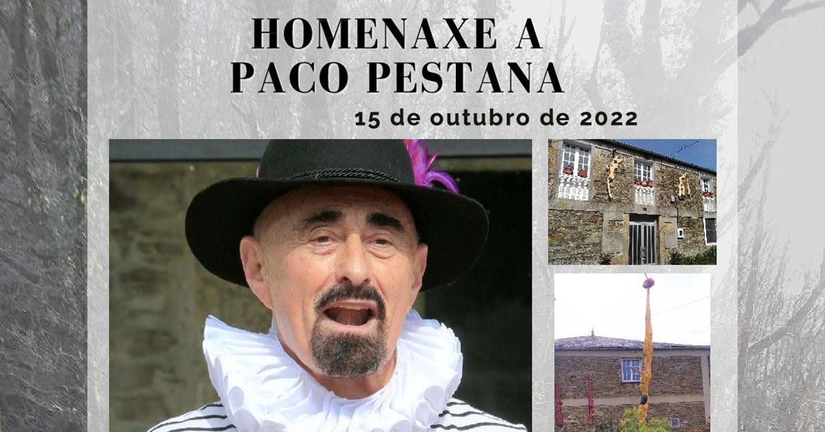 cartel homenaxe a Paco Pestana