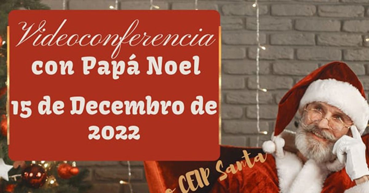 Videoconferencia Papa Noel Fonsagrada