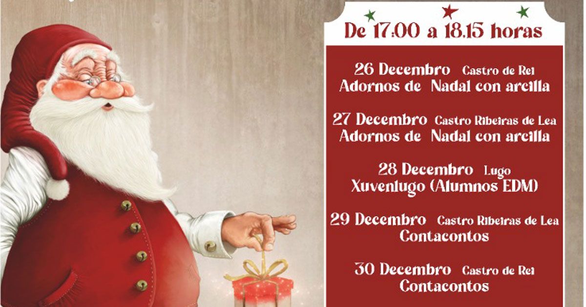 PROGRAMA DE NADAL CASTRO DE REI PORTADA