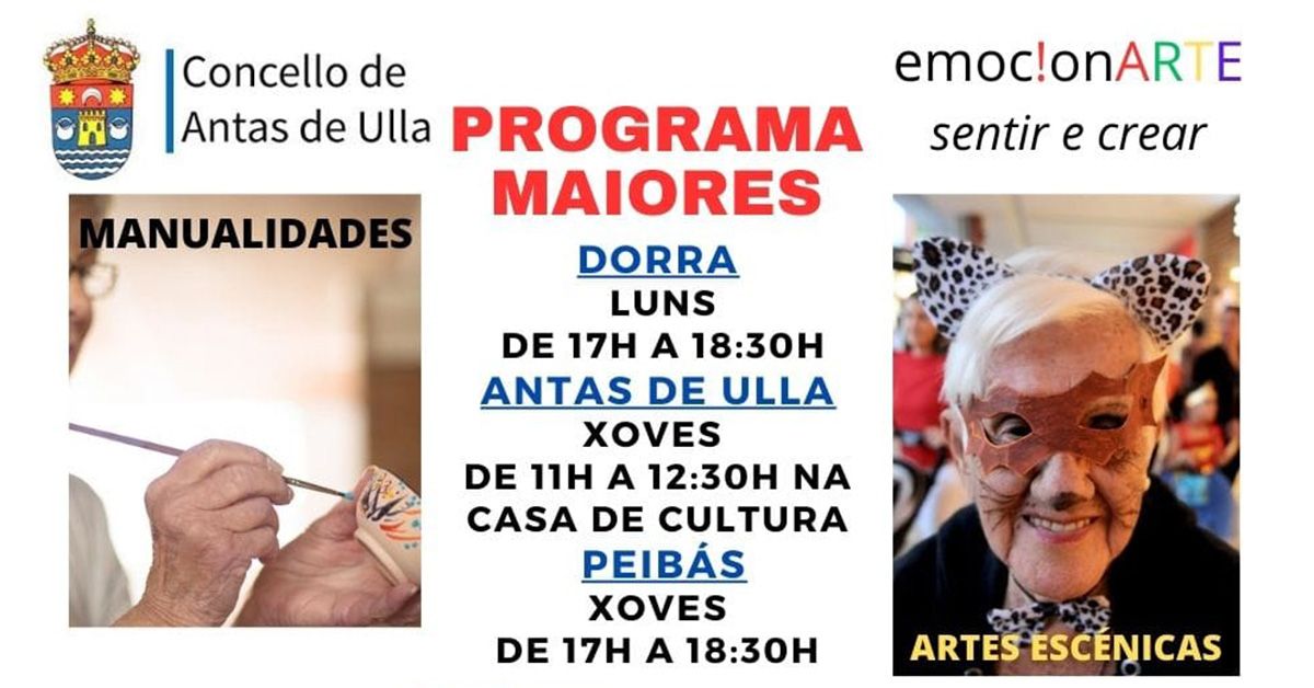 Concello Antas de Ulla actividades maiores