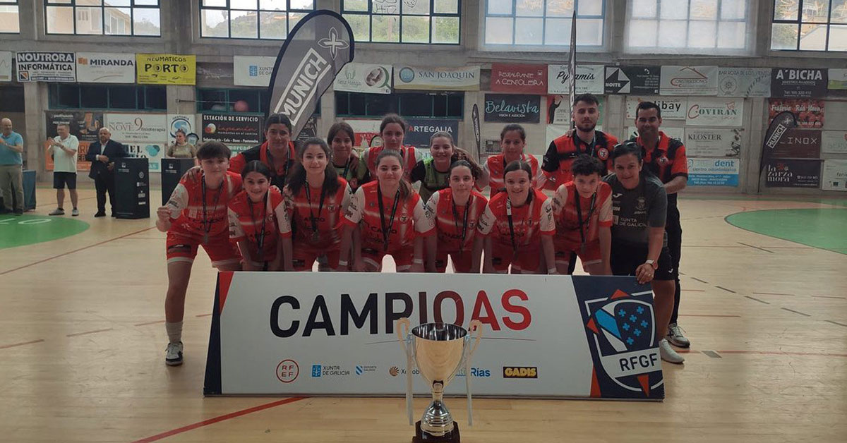 equipo cadete castro campion copa deputacion