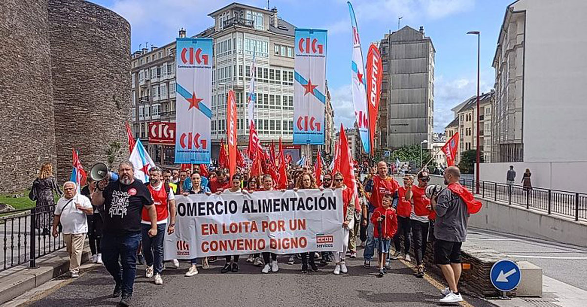 manifestacion traballadores alimentacion lugo2