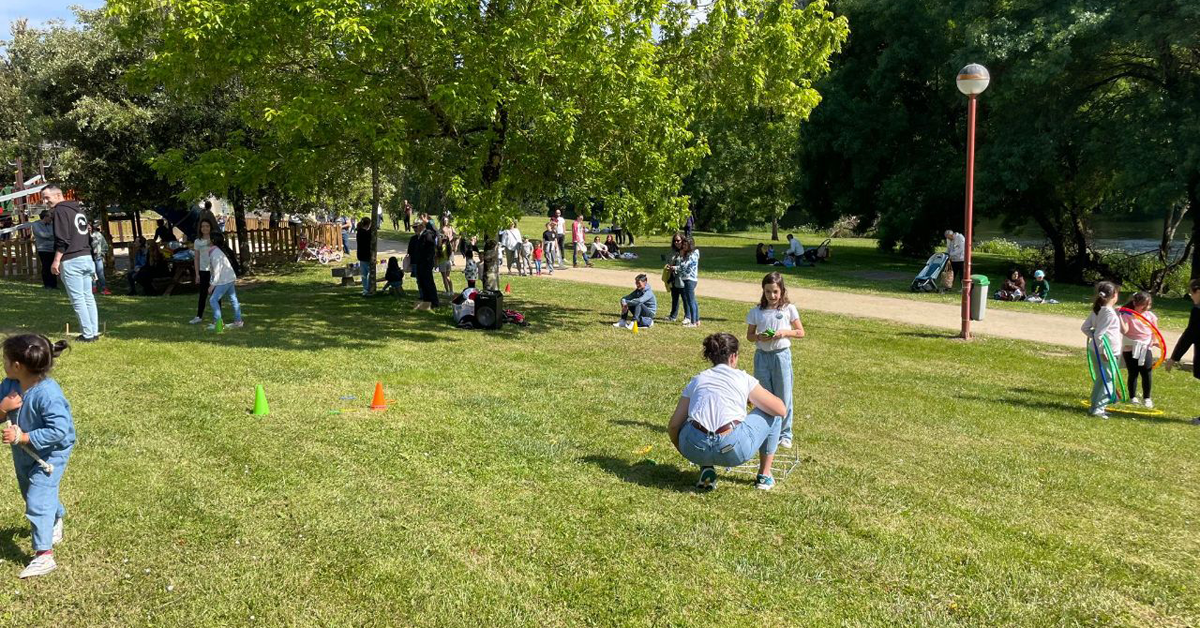 Imaxe de arquivo de actividades da Capital da Cultura no paseo do Mino