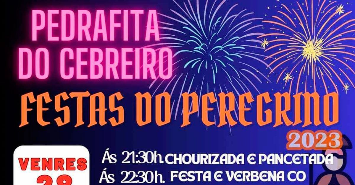 festas peregrino Cebreiro 2023