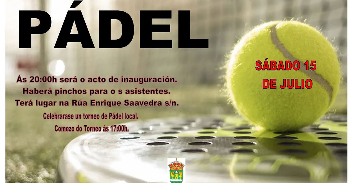 pistas padel fonsagrada inauguracion