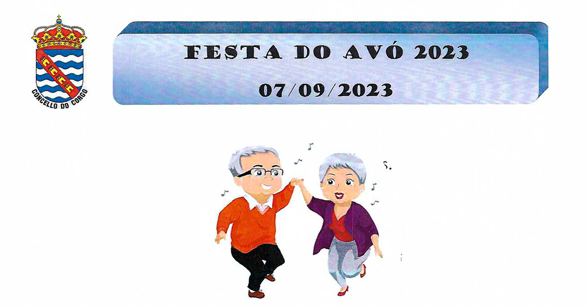 Festa do avo corgo portada