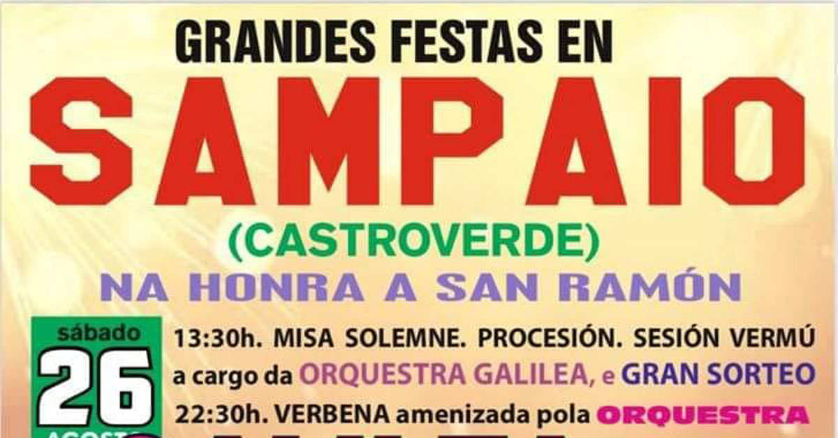 festas sampaio castroverde portada