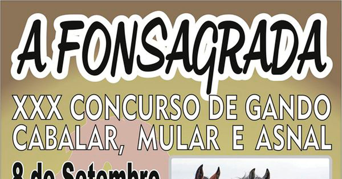 fonsagrada XXX Concurso cabalar mular asnal