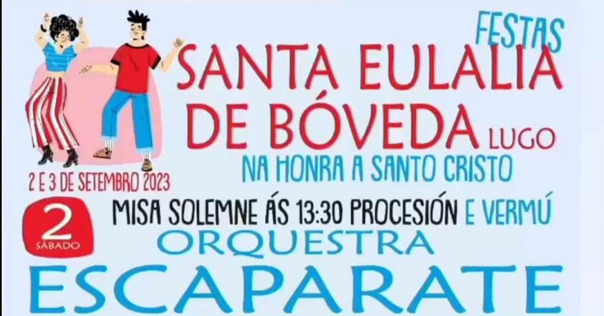 santa eulalia de boveda festas portada