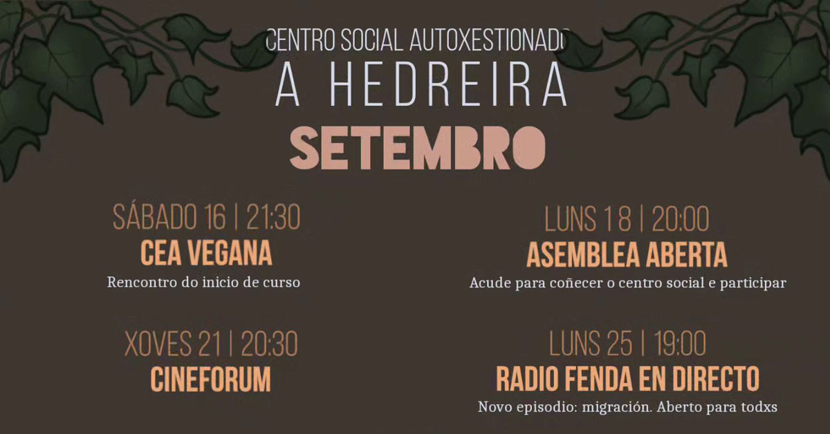 centro social a hedreira portada