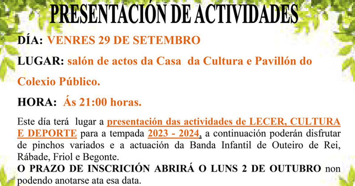 presentacion-actividades-outeiro-de-rei