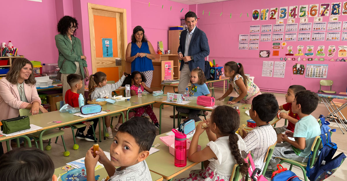 visita ceip paradai lugo javier arias