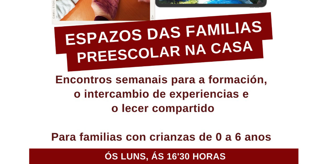 espazos familias o corgo preescolar na casa portada