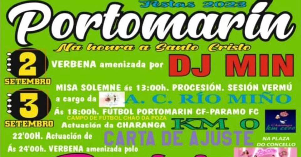 festas portomarin portada