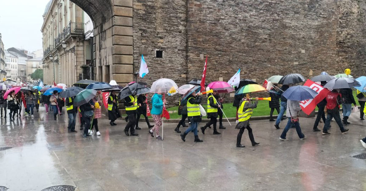 manifestacion limpeza lugo