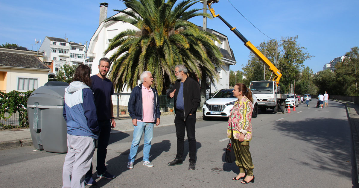 renovacion alumeado barrio da ponte