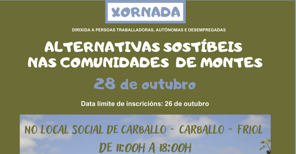 xornada alternativas comundiades de montes portada