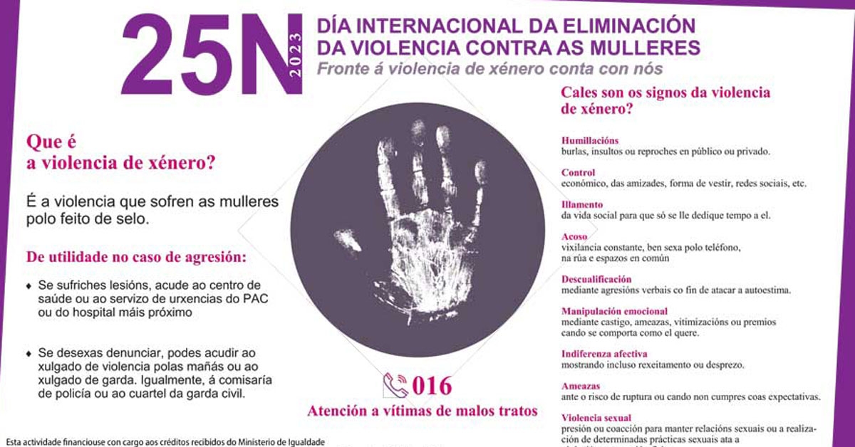 violencia de xenero outeiro de rei