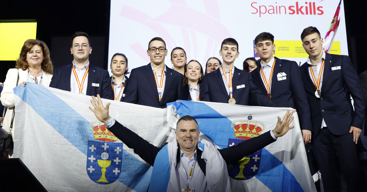 Medallistas Spain Skills Politécnico de Lugo
