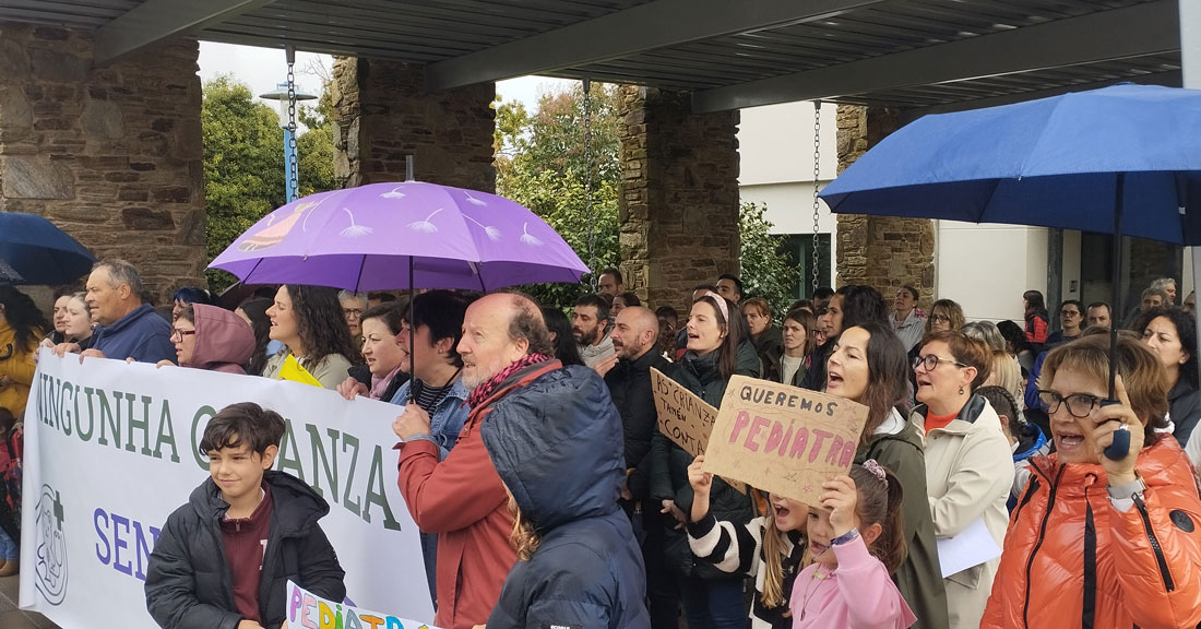 manifestación-centro-de-saúde-Outeiro,-Cospeito