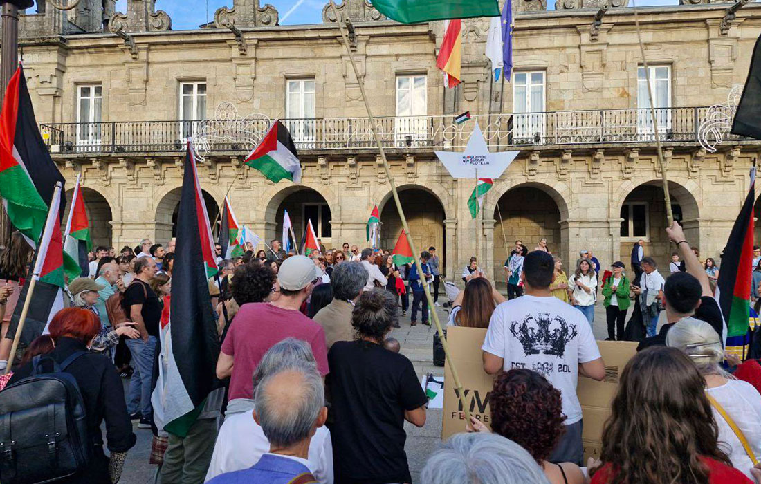 manifestación-Palestina-Lugo