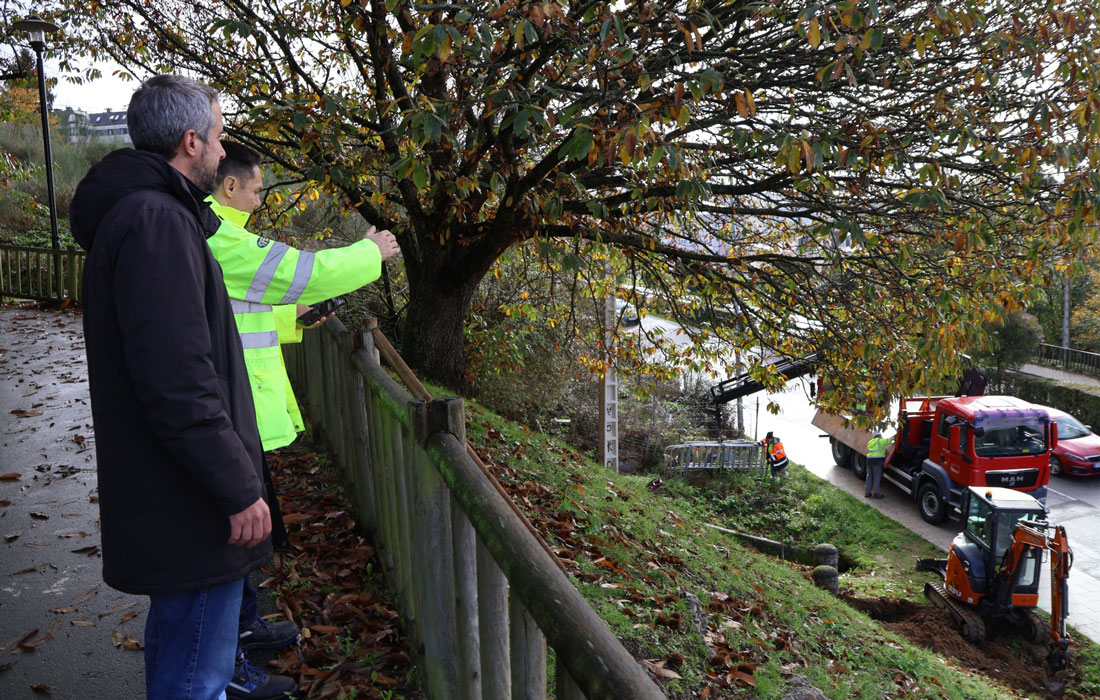 soterramento-instalacións-eléctricas-do-Parque-de-Rosalía