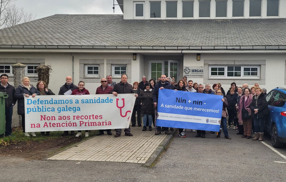 veciñanza-de-Cervantes-concentración-centro-de-saúde-Doiras