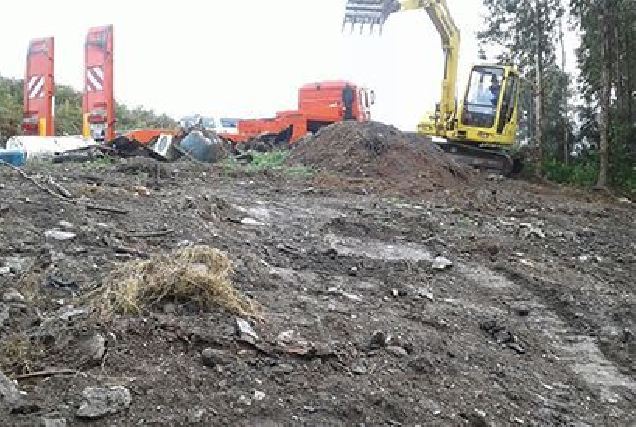 Inician os traballos de eliminación do vertedoiro incontrolado de lixo en Loboso